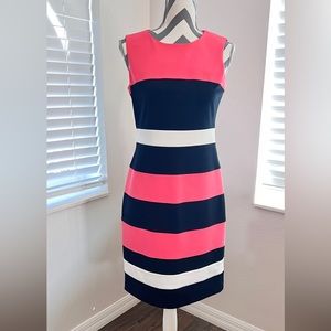 Tommy Hilfiger Colorblock Sheath Dress Sz 6
